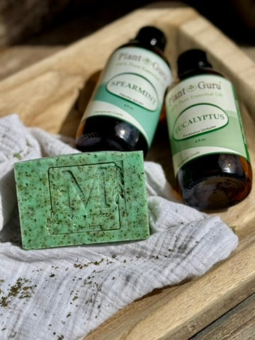 Spearmint Eucalyptus Suet Tallow Soap