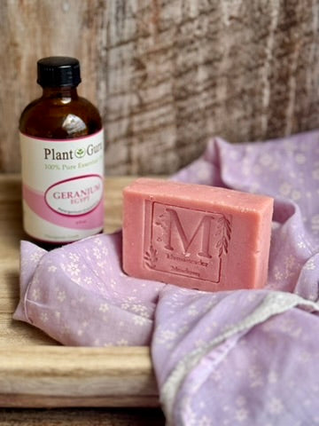 Fresh Geranium Suet Tallow Soap