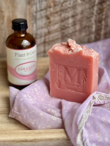 Fresh Geranium Suet Tallow Soap