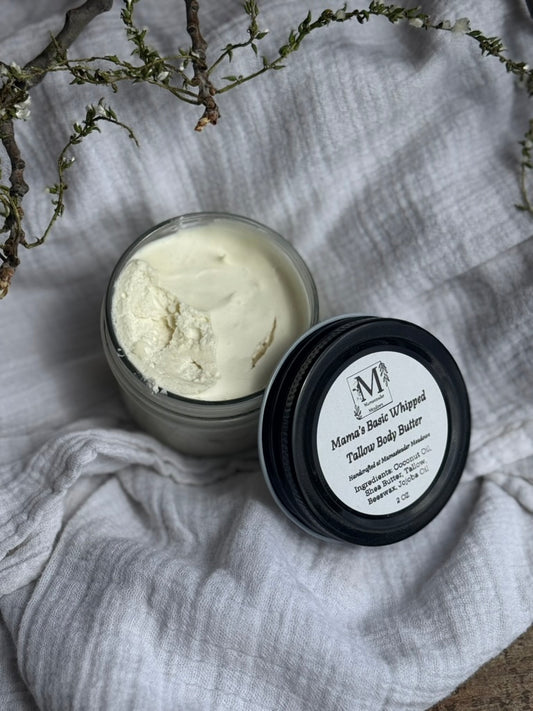 Mama's Basic Whipped Suet Tallow Body Butter