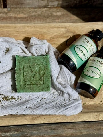 Spearmint Eucalyptus Suet Tallow Soap